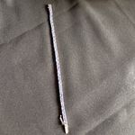 Genuine Tanzanite EUC oval gemstone bracelet in 925 sterling. Sz 6 Photo 1