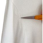 Luxuriously Soft Long Sleeve Button Up Henley Sleep Pajama Top Women’s Large Dip White Photo 3