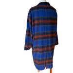 Free People Plaid Long & Lean Overcoat, Sz L Photo 8