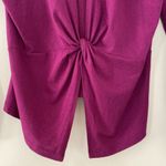 Athleta WOMENS ESSENCE TWIST LONG SLEEVE TOP IN Exotic Fuchsia Size M Photo 4