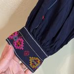 Monsoon  Embroidered tunic dress in lenzing ecovero blue, size small Photo 15