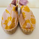 Soludos  X Wool and The Gang Floral Yellow Pink Espadrilles Women's Size 8 Photo 3
