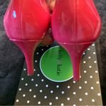 Kelly & Katie fuschia patent leather open-toe pumps Size 7.5 Photo 4