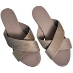 Jenni Kayne  Women's Pony‎ Hair Crossover Slip on Sandals size 39 or US 9 Photo 0