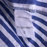 Tuckernuck Pomander Place Blue & White Striped Cotton Poplin Kenzo Dress Size S Photo 5