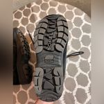 Sorel Waterfall Low Black Lace Up Boots with Rugged Design activewear suede Photo 9