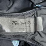 Madewell  Tankini Swimsuit Womens Small Black Floral Print Crop Top Bottom BNWT Photo 6