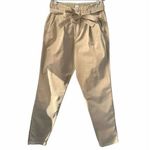 Gap 0058 90s Vintage Tan Khaki Chino High Waist Tie Pants Size 4 Photo 1