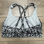 Lululemon Energy Bra Medium Support B-D Cup Urban Block Ice Grey Black Size 6 Photo 1