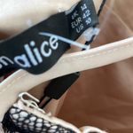 Lavish Lice Lavish Alice Satin Slip Dress with Black Lace Detail Size: 10 Photo 5