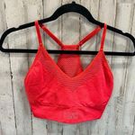 PINK VS Red Racer Back Sports Bra Padded Light Support Size XS Photo 0