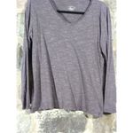 G. H. Bass Shirt Woman's Large Heather Brown V Photo 2