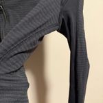 Lululemon  Bhakti Yoga Jacket Luon Pique Black Dark Slate / Black- Size 6 Photo 4