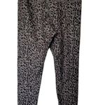 Evolution and creation Grey Scale Animal Leopard Cheetah Print Athletic Leggings Photo 1