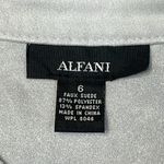 Alfani Women’s Henley Faux Suede Shift Dress Size 6 NWT Silver Photo 7