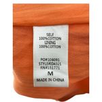 Le lis  Strapless Mini Dress Orange Pleated Bodice Medium NWT Summer Sundress‎ Photo 4