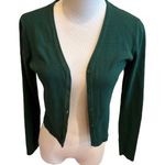 Brandy Melville Cropped Cardigan Sweater Hunter Green S Photo 1