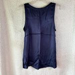 Sophie Rue Basic Satin Tank Navy Women's Size XS NWT Photo 1