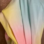 Hurley  girls XL pastel pink blue yellow soft leggings, NWT Photo 3