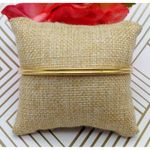 Gold Tone Signed Cuff Bracelet Well Made Engraved Follow Your Heart Photo 0