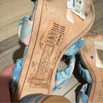 Deltan Colette Printed Three Band Mint Dress Sandals tie dye blue Size 6 Photo 7