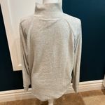 J.Crew gray long sleeve fleece high neck sweatshirt Photo 1