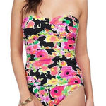 Ralph Lauren Lauren  Floral Swimsuit One Piece Strapless 6 Photo 0