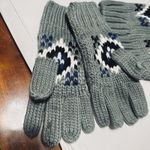 NFL Team  New York Giants Touch Gloves & Hat beanie Fair Isle Knit Ultra Game Photo 4