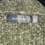 Glassons  Green V-Neck Button Up Slightly Cropped Cardigan Sweater SIZE SMALL Photo 8