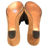 Taryn Rose  KEELY BLACK THONG WEDGE PLATFORM SANDAL SHOES 10.5 Photo 5