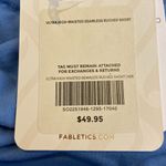 Fabletics 195 NWT Seamless High-Waisted Ruched Shorts Medium Festival Blue Photo 7