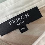 FRNCH  Paris Animal Print Cream and white blouse size medium/large Photo 2