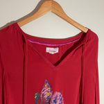 Anthropologie  Monica Embroidered Peasant Blouse Photo 5