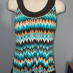 Byer California Chevron Pattern Sleeveless Top y2k woman’s XL Photo 0