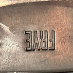 Frye  Natalie Engineer Short Boots Brown Leather Buckle Western Size 6 Boho Chic Photo 11