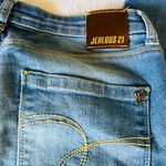 Forever 21 Jealous 21 skinny jean w/“make it happen and the best is yet to come” patches Photo 8