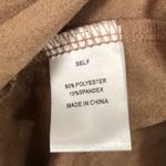 Bobeau  Size S Faux Vegan Suede Leather Lightweight Drape Jacket in Khaki Photo 5