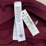 Madewell Seamless Halter Biker Unitard in Cabernet Size S/M Photo 10