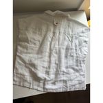 Madewell $85 New Flap-Pocket Button Up Shirt - White Linen - XS Photo 8