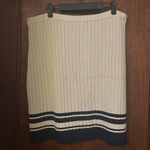 Tory Burch NWT Midori Sweater Skirt with Stripes Size XL Photo 1