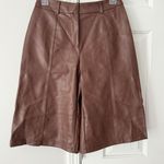 Anthropologie Avec Les Filles Faux Leather Culottes, Size S Photo 5