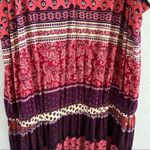 American Eagle Soft & Sexy Festival Boho Gypsy Printed Strappy Slit Dress S Photo 7