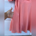 Amanda Uprichard  Delilah coral  Off Shoulder Silk Dress medium Photo 2