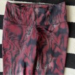 Nike Red and Black Leggings Photo 2