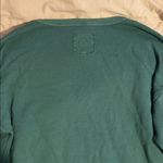 Aerie  Forest Green Scoop Neck Oversized Sweatshirt XS Photo 4