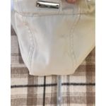 Maniere De Voir Jacket Womens 10 Brown Wool Plaid Zip Back Faux Leather Hooded Photo 4