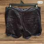 Rich & Skinny  Silk Black Cargo Style Button Fly Chic Short Shorts 24 Photo 2