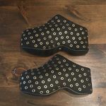 Urban Outfitters Azalea Wang Dilip Studded Clog Grommet Platform Chunky Shoes Black Size 9 Photo 6