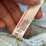 Urban Outfitters Tank cotton gauze lily babydoll slit womens Blue xsmall lounge Photo 5