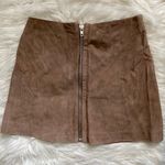Six Crisp Days Leather Mini Moto Skirt Photo 1